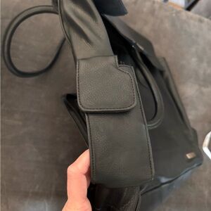 Elegant Black Leather Briefcase for Men